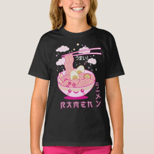 Camiseta Animes e Noodles Ramen Ramen Cute Kawaii Ramen Gir