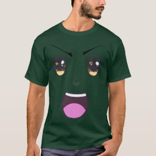 Camiseta Animes Olhos Irritados Cultura Japonesa Arte Japon