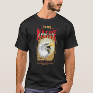 Camiseta Anishinaabe Native American Eagle Spirit Vintage H