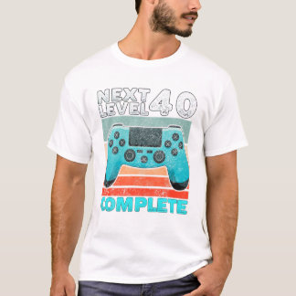 Camiseta Aniversariante de 40 anos Gamer