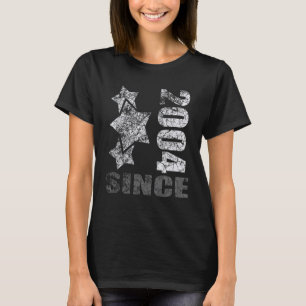 Camiseta Aniversário 18º 18 Menina Souvenir desde 2004