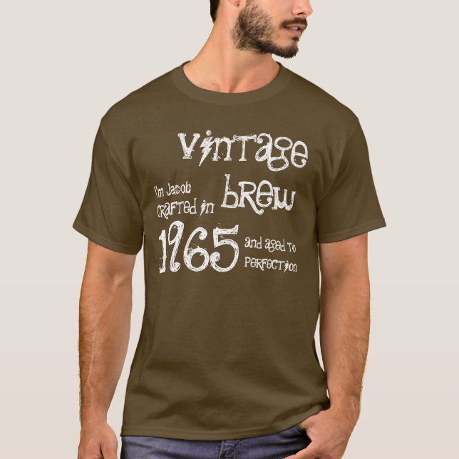 Camiseta Aniversário 1965 do divertimento 50th da (Frente)