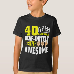Camiseta Aniversário 40 Anos De Ser Incrível