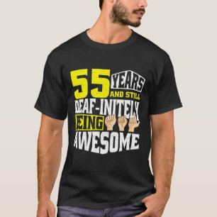 Camiseta Aniversário 55 Anos De Ser Incrível