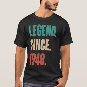 Camiseta Aniversário: 75.a Decoração 75 anos Vintage 19