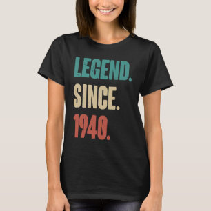 Camiseta Aniversário, 83ª Decoração, 83 anos Vintage, 194