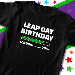 Camiseta Aniversário Ano Bissexto 29 de Fevereiro 75% Carre