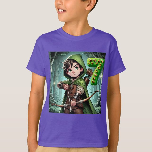Camiseta Aniversário Às 7 (Frente)