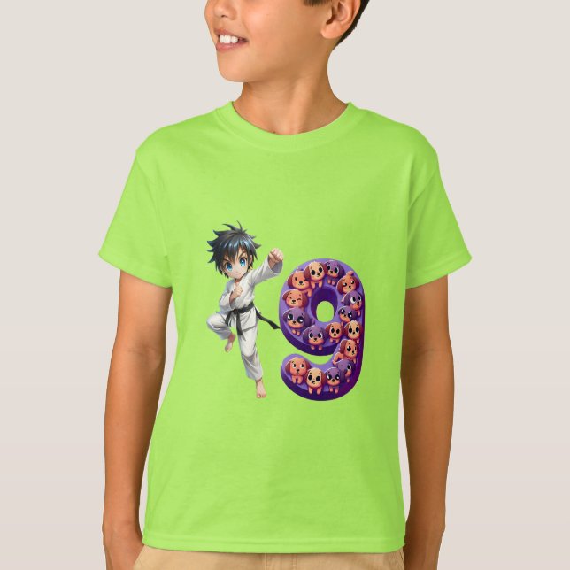 Camiseta Aniversário Às 9 (Frente)