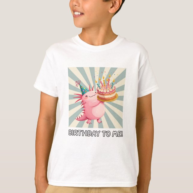 Camiseta Aniversário Axolotl (Frente)