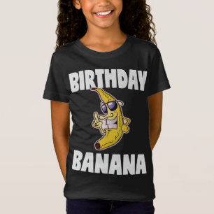 Camiseta Aniversário Banana Vintage Bday Bananas Party Frut