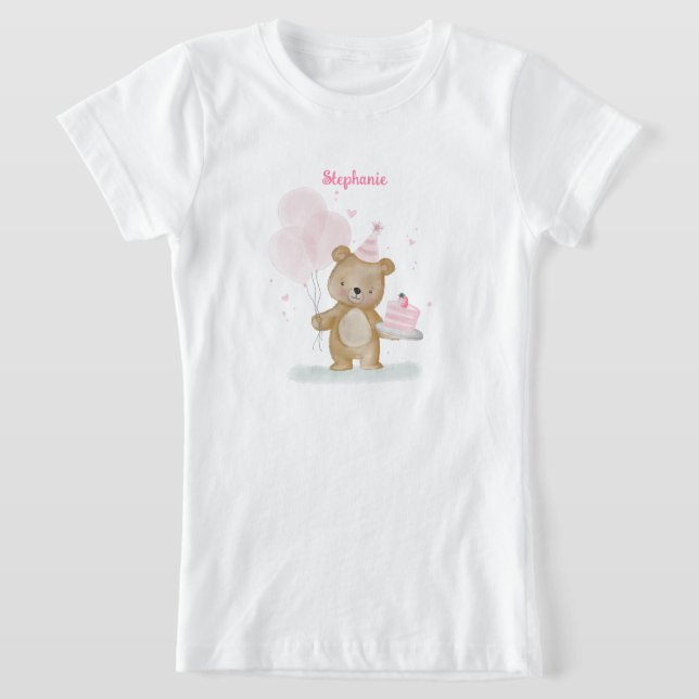 Camiseta Aniversário Beary Doce (Postura )