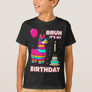 Camiseta Aniversário Bruh É Meu Aniversário Piadas Aniversá