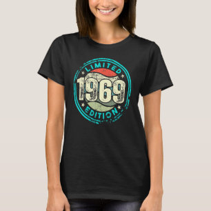 Camiseta Aniversário Com Nascer Em 1969