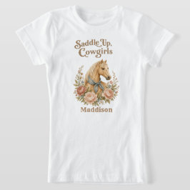 Camiseta Aniversário Cowgirl Blue