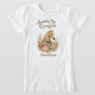 Camiseta Aniversário Cowgirl Blue