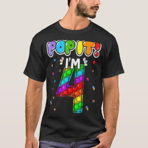 Camiseta Aniversário Crianças Pop