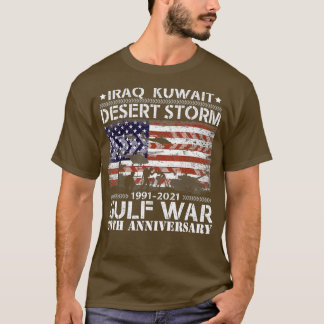 Camiseta Aniversário da 30 de Tempestade no Deserto 1991202