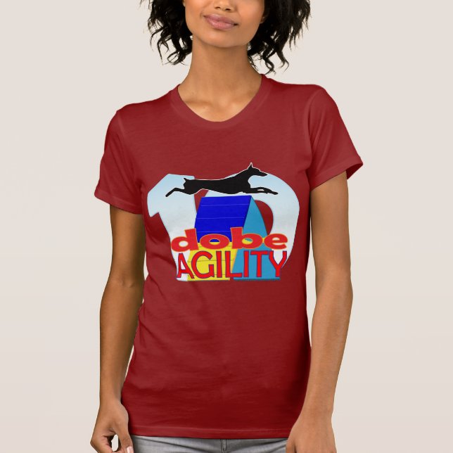 Camiseta Aniversário da agilidade de Dobe 10o (Frente)