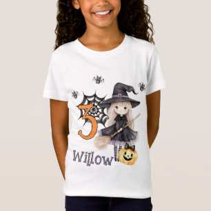 Camiseta Aniversário da Bruxa Negra Negra
