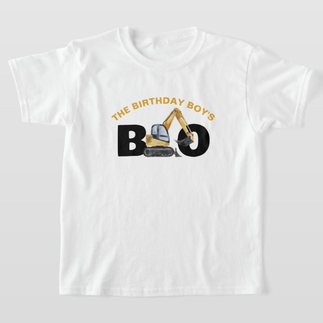 Camiseta Aniversário da Construção Familiar Irmã Pai Mãe (Postura )