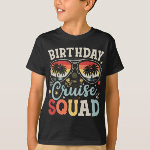 Camiseta Aniversário da Família de Grupo de Cruise de Birth