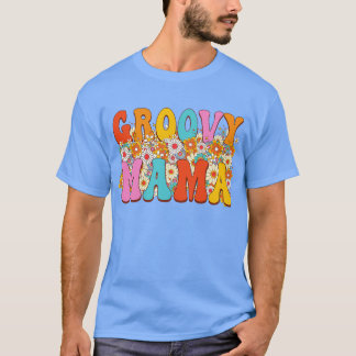 Camiseta Aniversário da Família Retro Mamã 60 anos 70 Costu