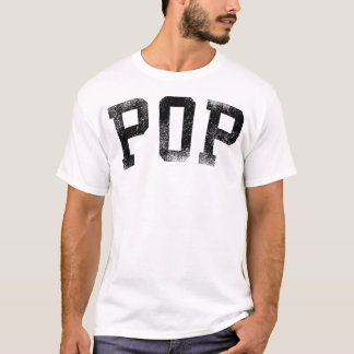 Camiseta Aniversário da fonte pop Bold