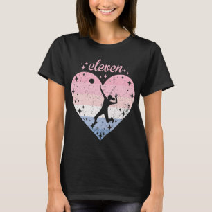 Camiseta Aniversário da Garota de Vôlei Cuja Vela se Encont