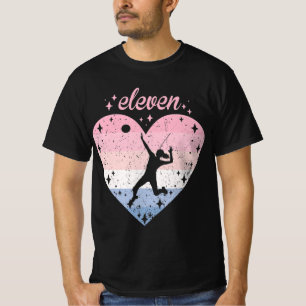 Camiseta Aniversário da Garota de Vôlei Cuja Vela se Encont