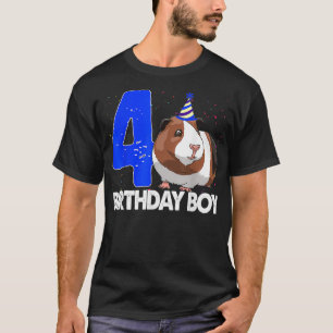 Camiseta Aniversário da Guiné Menino 4 das Mulheres Engra