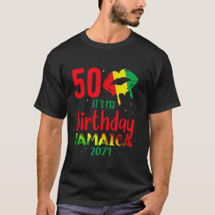 Camiseta Aniversário da Jamaica 30 50ª Festa em 2024 Longo