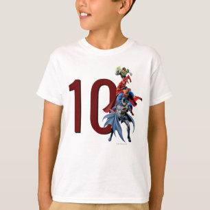 Camiseta Aniversário da Liga da Justiça Personalizada