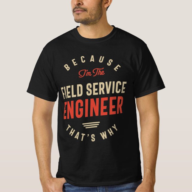 Camiseta Aniversário da Ocupação do Trabalho de Engenheiro  (Frente)