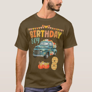 Camiseta Aniversário da Pumpkin Queda de Caminhões Vintage