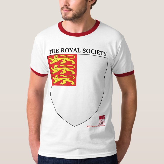 Camiseta Aniversário da sociedade real o 350th (não (Frente)