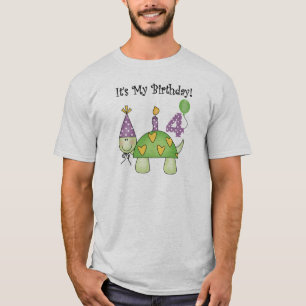 Camiseta Aniversário da tartaruga 4o