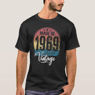 Camiseta Aniversário da Vintage Aniversário de 1969 Anivers