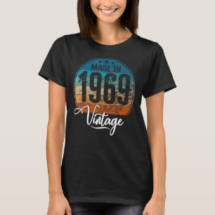 Camiseta Aniversário da Vintage Aniversário de 1969 Anivers