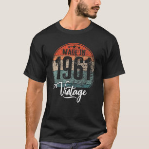 Camiseta Aniversário da Vintage Aniversário do Ano de 1961