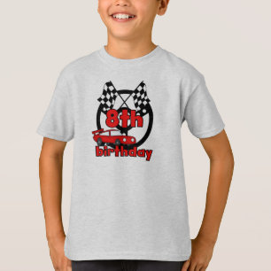 Camiseta Aniversário das corridas de carros 8o