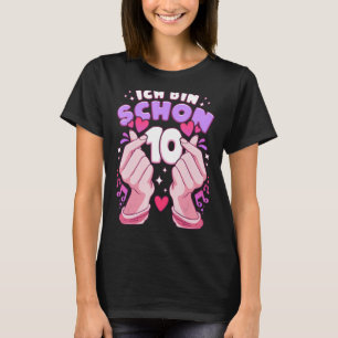 Camiseta Aniversário de 10 anos, coração do pop K, Sarangha