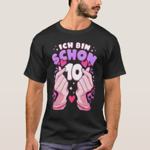 Camiseta Aniversário de 10 anos, coração do pop K, Sarangha
