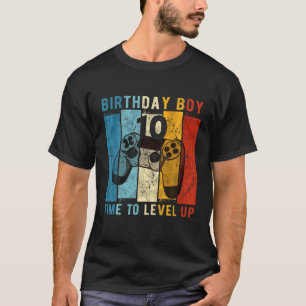 Camiseta Aniversário De 10 Anos Menino De 10 Vezes Para Al