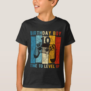 Camiseta Aniversário De 10 Anos Menino De 10 Vezes Para Alc