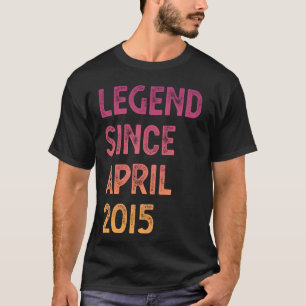 Camiseta Aniversário de 10 anos Meninos Meninas Lenda Desde