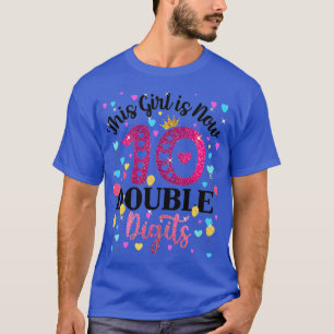 Camiseta Aniversário De 10 Anos Oferece Sua Garota Agora 10