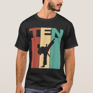 Camiseta Aniversário de 10 anos Tema Karate Taekwondo 10 An