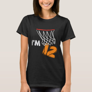 Camiseta Aniversário de 12 anos Sketll Eu tenho 12 Doze Ano