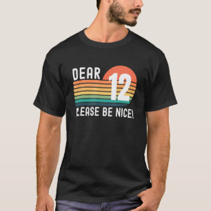 Camiseta Aniversário De 12 Anos Traz O Meu Aniversário 12
